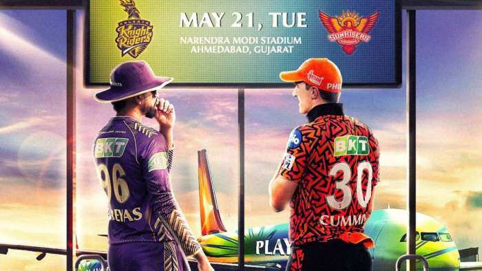 KRR vs SRH IPL 2024 Qualifier 1 Live Streaming: When, where and how to watch Kolkata Knight Riders vs Sunrisers Hyderabad match live free on TV mobile app online