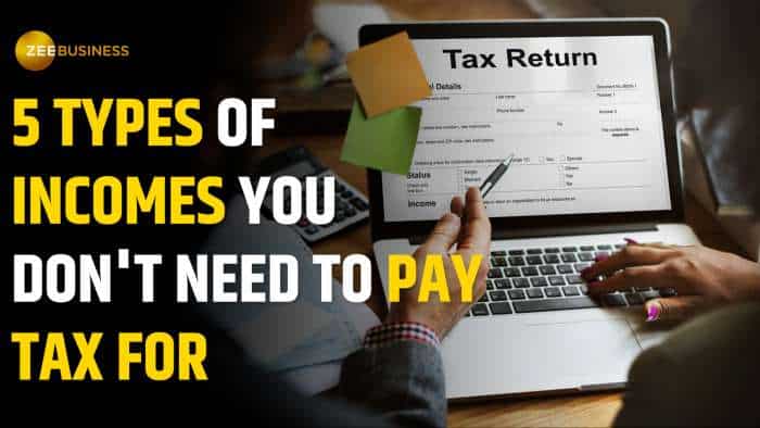  Income Tax Season: 5 incomes that don't attract tax  