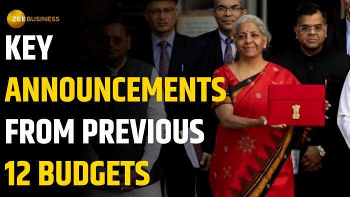 Budget 2024: Modi government set to present 13th Budget on July 23 – Here are key announcements from previous 12 budgets