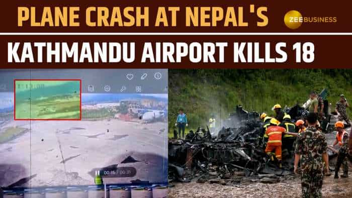  Watch: Bone-chilling Moment when Nepal plane crashed at Nepal's Kathmandu Airport 