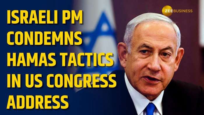 Israeli PM Condemns Hamas for Using Human Shields in US Congress Address