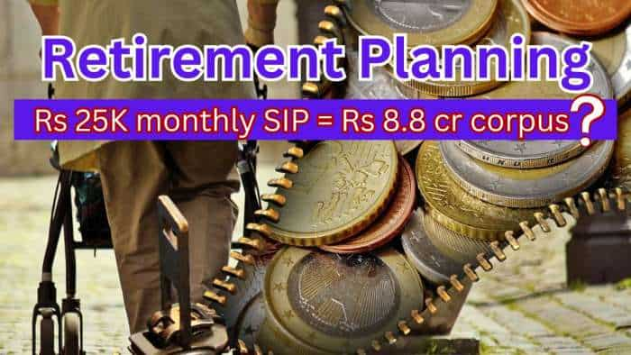  Retirement Planning: In how many years your Rs 25K monthly SIP investment will grow to Rs 8.8 cr | See calculations 