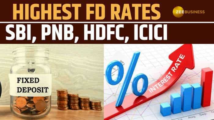 Highest FD Rates: SBI, PNB, HDFC, ICICI for 1, 3, 5-Year Fixed Deposits