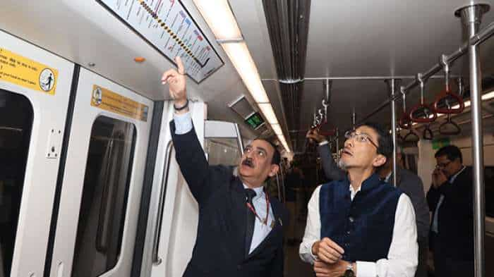  Japanese Envoy to India takes ride in Delhi Metro 