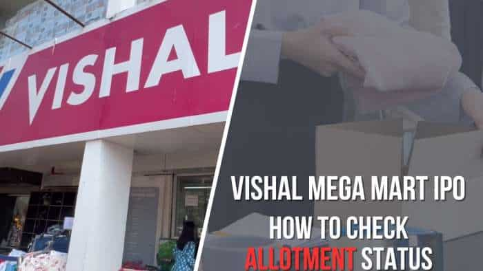 Vishal Mega Mart IPO Allotment: Step-by-step guide to check application status