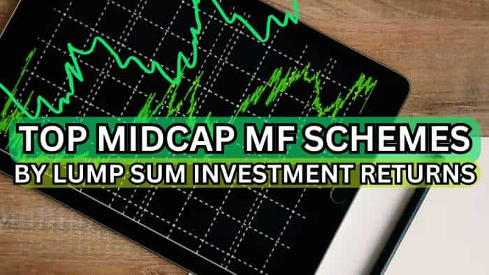 Top Midcap MFs by Lump Sum Returns: Rs 1,00,000 one-time investment in these schemes has built up to Rs 4.56 lakh corpus in 5 years