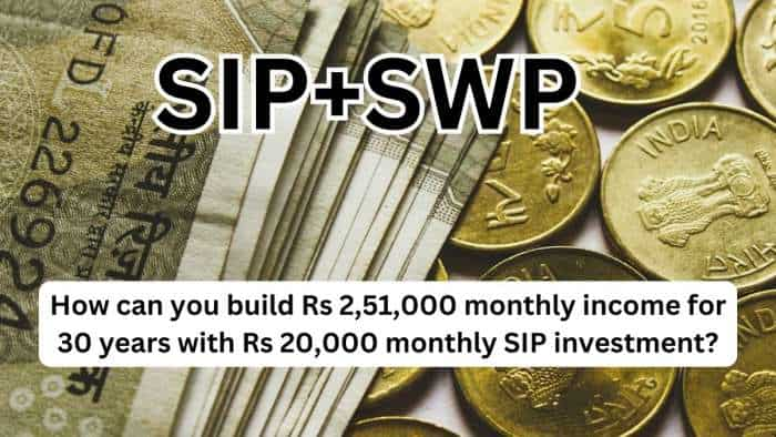 SIP+SWP for Retirement Planning: Rs 20,000 monthly SIP investment for 25 years, then Rs 2,51,000 monthly income for 30 years; learn all about it