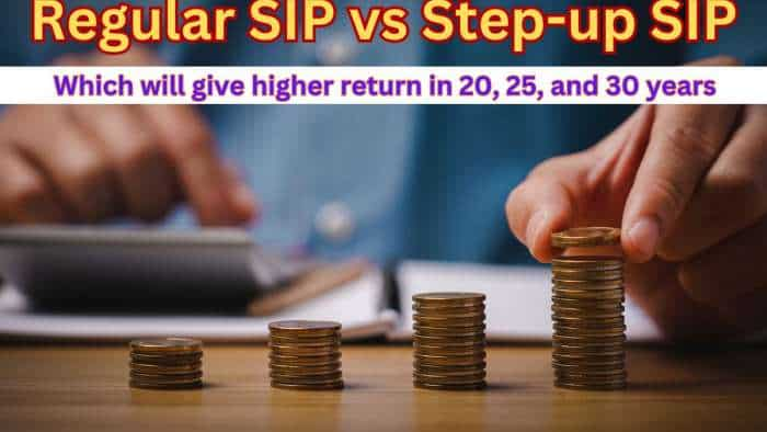 Rs 10,000 SIP vs Rs 7,000 Step Up SIP: Which will give higher return in 20, 25, and 30 years?