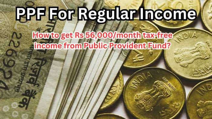 PPF For Regular Income: How can you generate Rs 56,000/month tax-free income from Public Provident Fund?