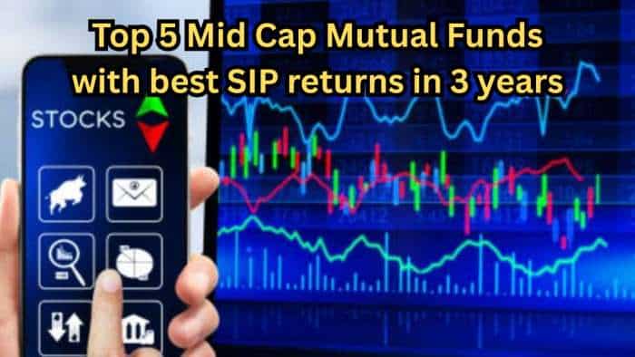  Top 5 Mid Cap Mutual Funds with best SIP returns in 3 years: See how Rs 25,000 monthly investment has grown in each scheme 