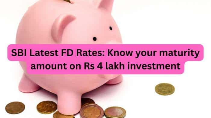 Revised SBI FD Rates Explained: Compare estimated returns on Rs 4,00,000 investment in 1-year, 3-year, 5-year, Amrit Vrishti schemes