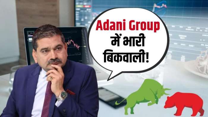  Adani Shares in Free Fall, Anil Singhvi Breaks It Down, Stock in action 