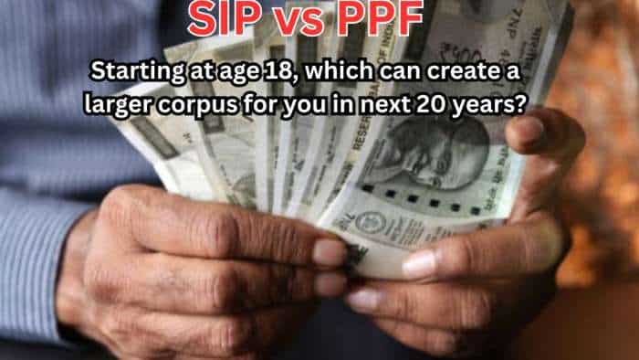 SIP vs PPF with Rs 1,50,000/year investment: Starting at age 18, which can create a larger corpus for you in next 20 years?