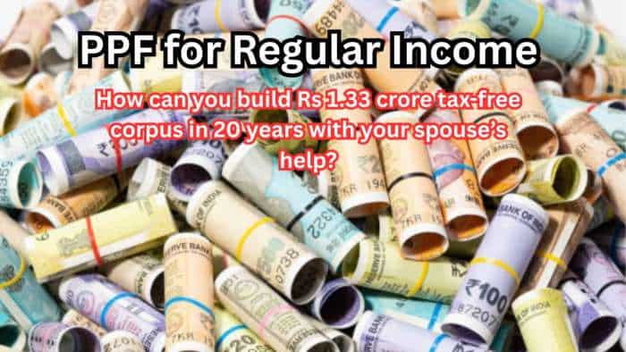  PPF for Regular Income: With spouse's help, how to build Rs 1.33 crore tax-free corpus in 20 years 