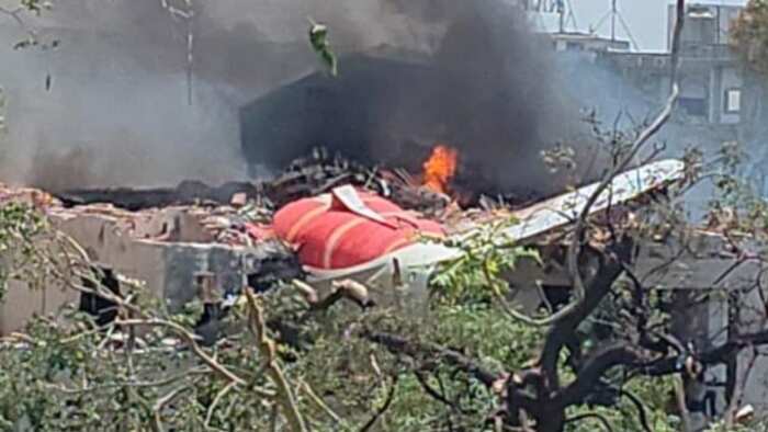 Ahmedabad Plane Crash: Air India pilot issued Mayday call before flight with 242 onboard crashed near airport