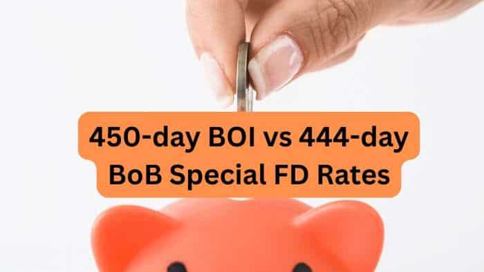  450-day BOI vs 444-day BoB Special FD Rates: Know what senior citizens and others can get on Rs 10,00,000, Rs 20,00,000, and Rs 30,00,000 deposits 