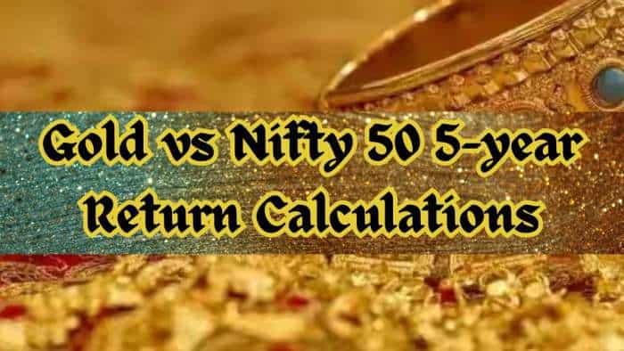  Gold vs Nifty 50: Which has given higher return on Rs 5,00,000 investment in 5 years?  