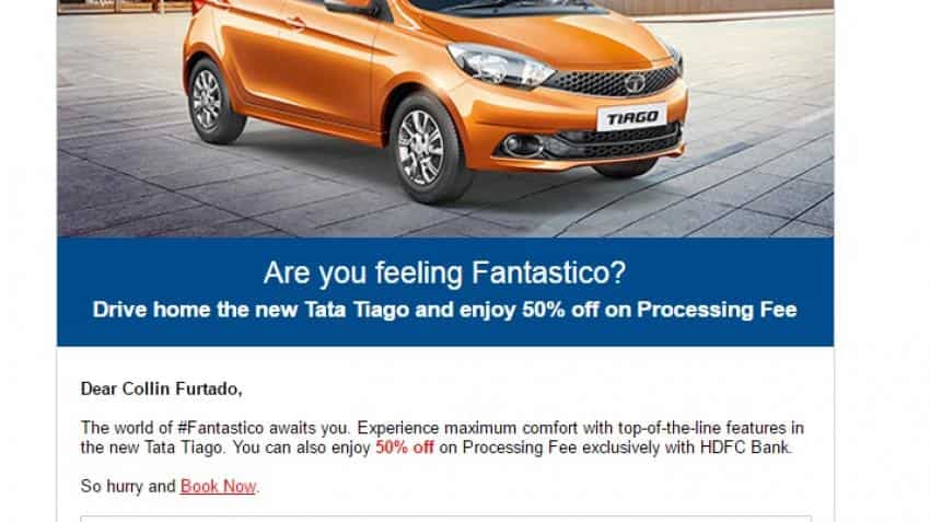 HDFC Bank waives off half of processing fee for Tata Tiago. Will it help?