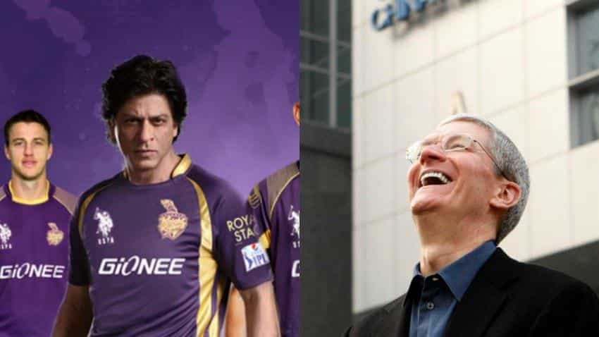 Will Shahrukh Khan sport Gionee jersey in his meeting with Apple&#039;s Tim Cook?