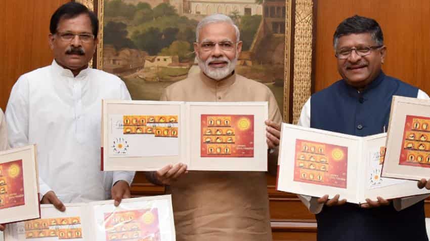 International Day of Yoga 2016: PM Modi releases Surya Namaskara stamps