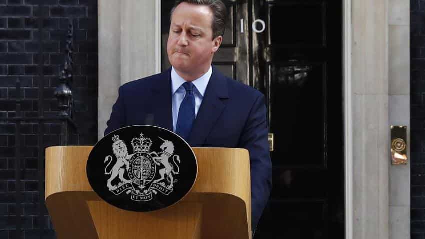 LIVE: Britain has left the building, Cameron resigns. Pic: Reuters