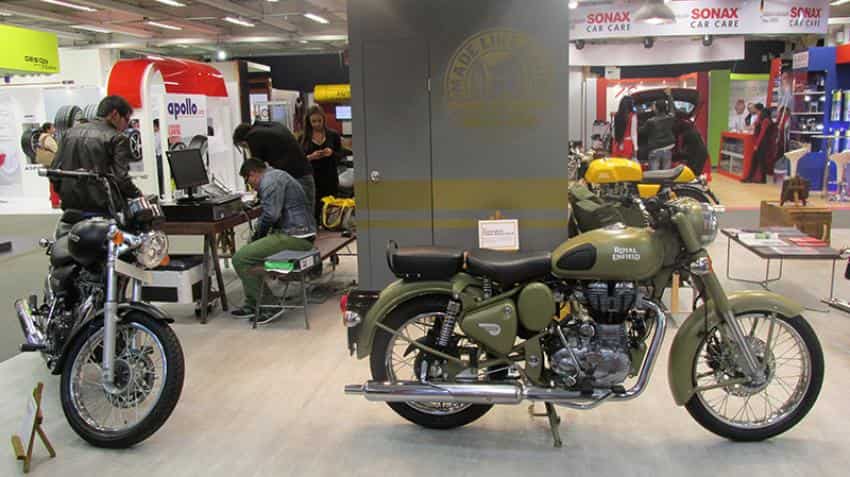 Eicher Motors' Q2 net rise to Rs 413 crore; Royal Enfield sales jump 31% Eicher Motors' Q2 net rise to Rs 413 crore; Royal Enfield sales jump 31%