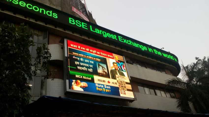 BSE, NSE trade flat; Rupee recoups 8 paise against dollar