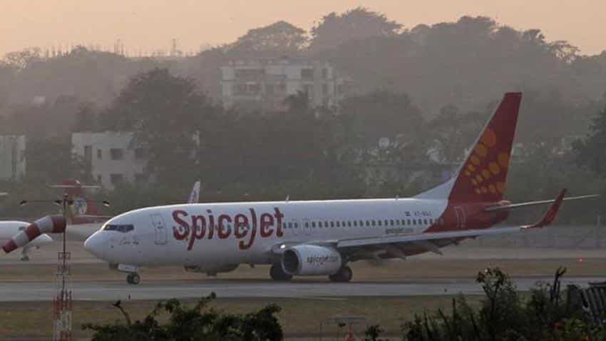 SpiceJet aircraft lands under emergency conditions SpiceJet aircraft lands under emergency conditions