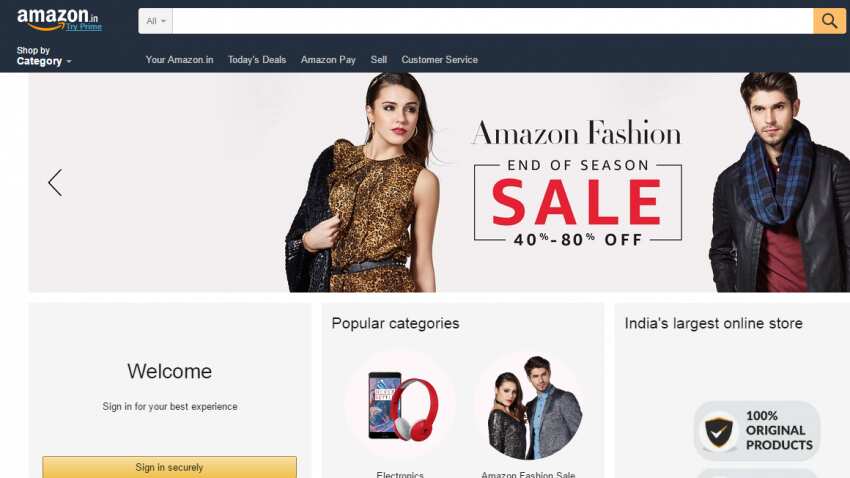 Great Indian Sale: Amazon India records 200% growth in sales | Zee Business