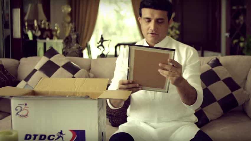 DTDC signs up Sourav Ganguly; launches ad campaign