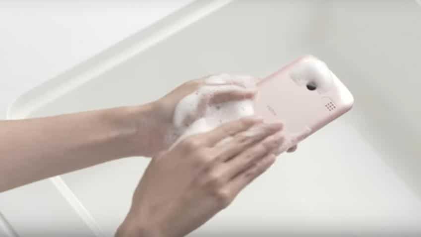 This smartphone in Japan is hand washable