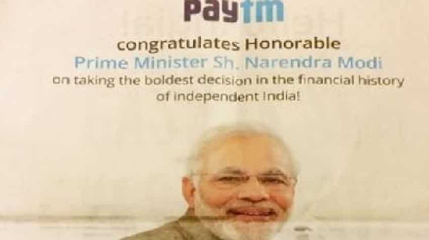 Vijay Shekhar justifies using PM Modi's picture to sell Paytm Vijay Shekhar justifies using PM Modi's picture to sell Paytm