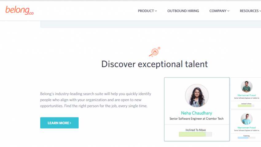 Bengaluru-based hiring start-up firm Belong.co raises $10 million; Sequoia Capital leads funding round