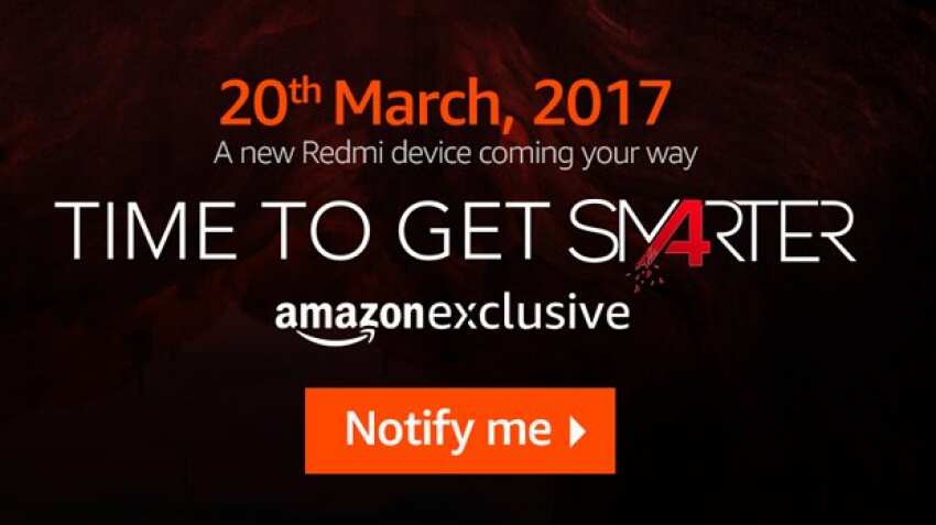 Xiaomi likely to launch Redmi 4A on March 20 in India; partners exclusively with Amazon 