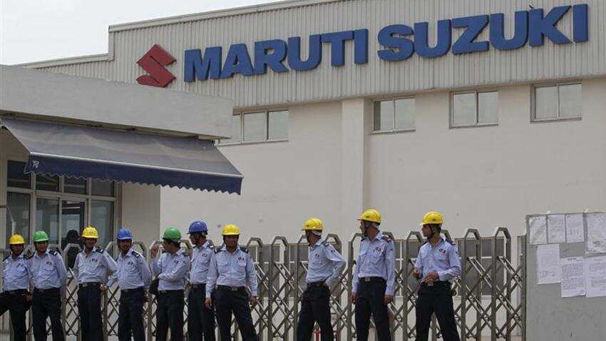 Maruti workers protest after court order in 2012 violence case Maruti workers protest after court order in 2012 violence case
