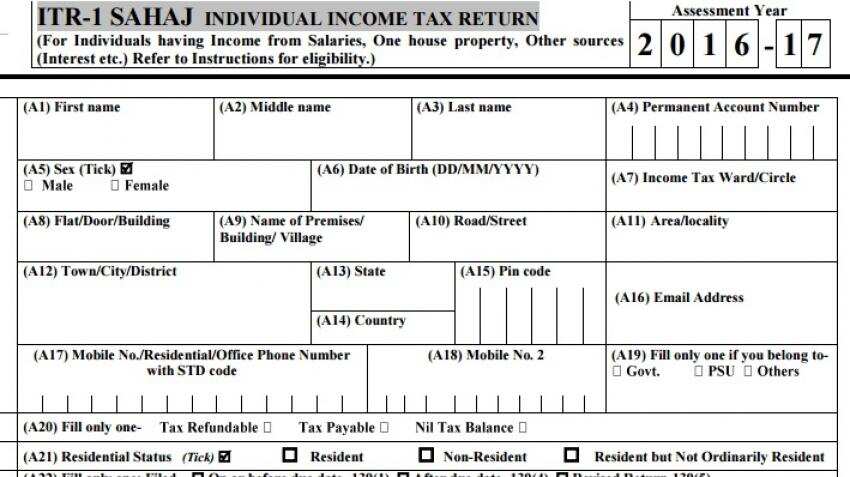 Income Tax Filing: What is Sahaj? Here&#039;s all you need to know about new ITR-1 Form