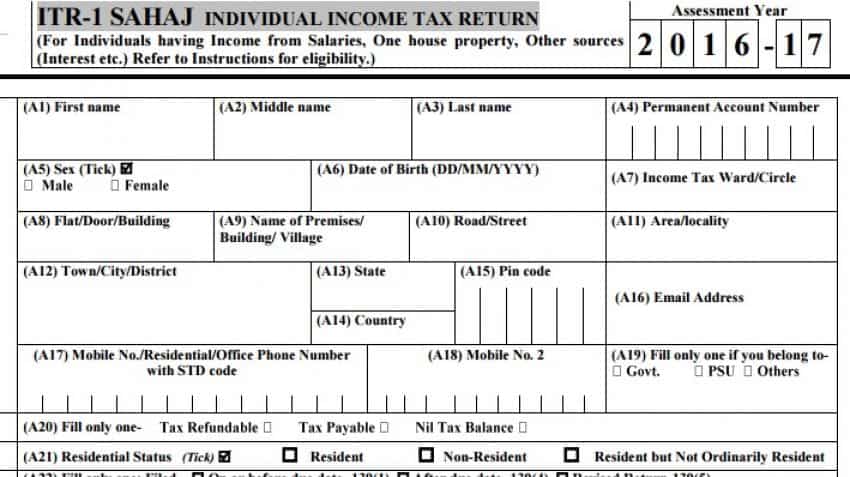 Income Tax Filing What Is Sahaj Here S All You Need To Know