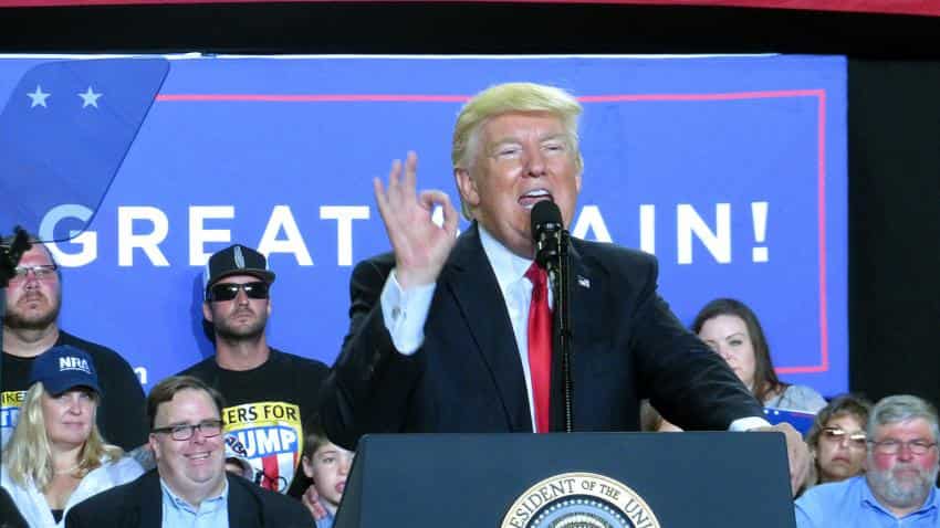 Trump slams media in speech marking 100 days in office