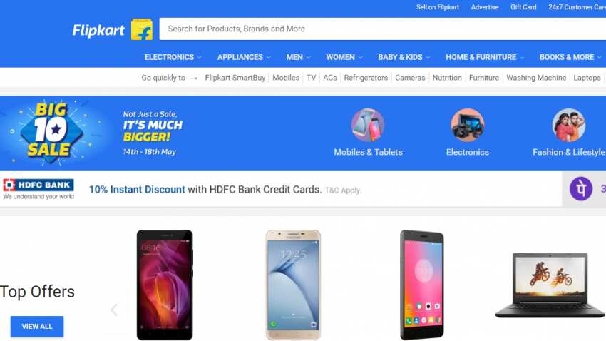 Big 10 Sale Day 2: Here are top 10 offers on Flipkart Big 10 Sale Day 2: Here are top 10 offers on Flipkart