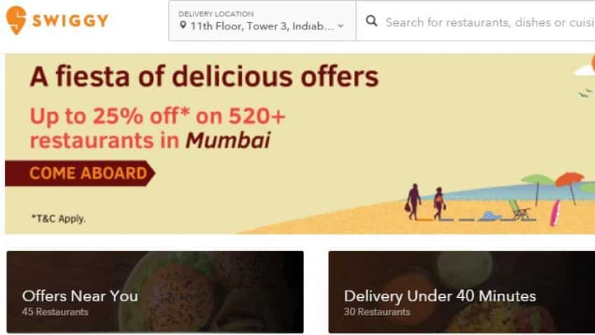 Swiggy raises over Rs 517 crore from Naspers, existing investors