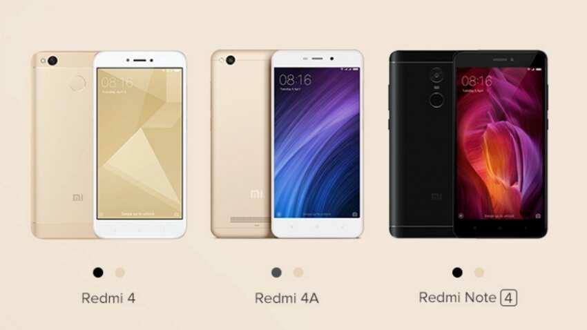 Xiaomi Redmi 4, Redmi Note 4 &amp; Redmi 4A to go on sale on Mi.com at 12 pm today