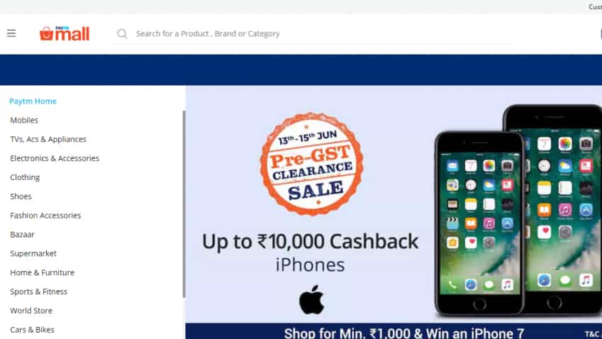 Here&#039;s how you can get up to Rs 10,000 cashback on iPhones on Paytm Mall&#039;s Pre-GST Sale
