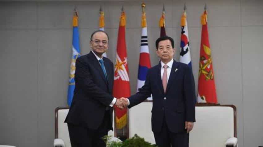 India - Korea discuss need to increase investment, infra flows; signs pact India - Korea discuss need to increase investment, infra flows; signs pact