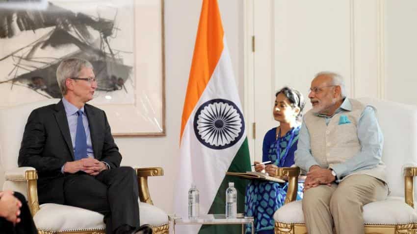 Positive on India-made SE iPhones, app developers, says Apple CEO Tim Cook to Modi Positive on India-made SE iPhones, app developers, says Apple CEO Tim Cook to Modi