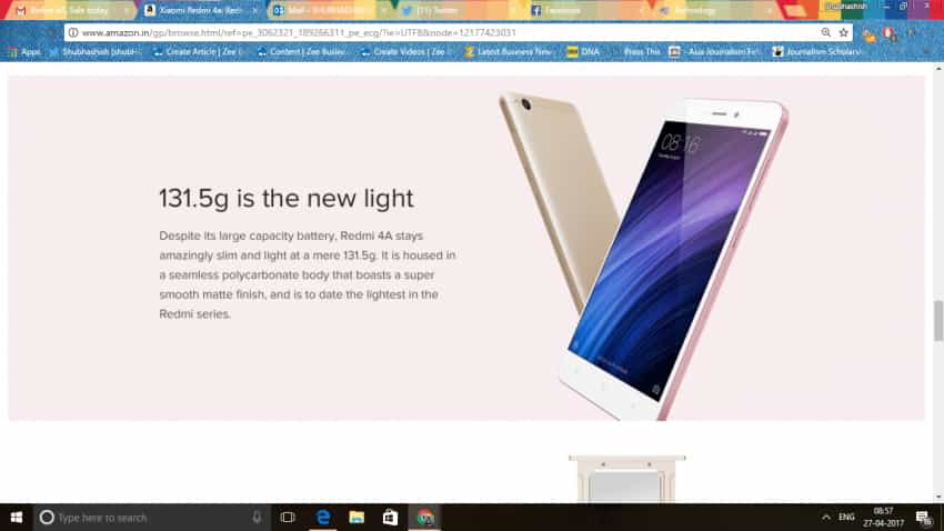 Amazon sells Xiaomi Redmi 4A for Rs 5999 but we tell you how to get it for free! 