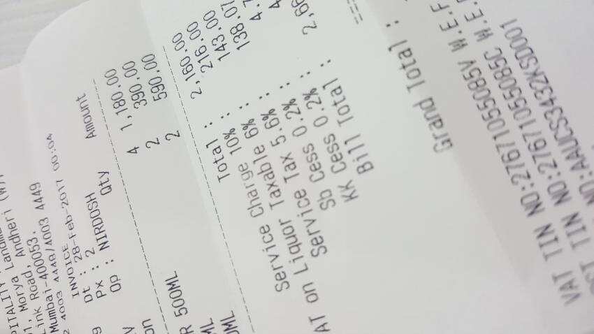 Service charge column on a bill may be left blank by restaurants, Govt says Service charge column on a bill may be left blank by restaurants, Govt says