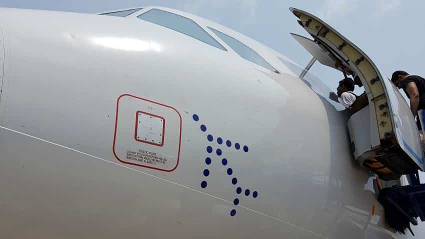Indigo flight from Mumbai to Delhi makes emergency landing at Ahmedabad airport Indigo flight from Mumbai to Delhi makes emergency landing at Ahmedabad airport