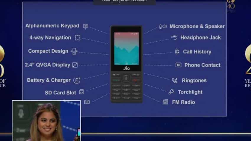 Pre-book JioPhone on August 24; here are its specifications Pre-book JioPhone on August 24; here are its specifications