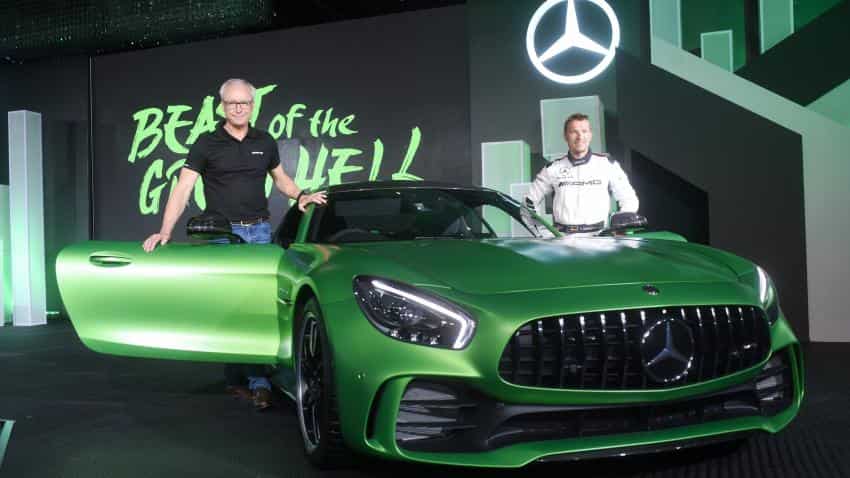 Mercedes Benz Launches Amg Gt R Amg Gt Roadster In India Price Starting At Rs 2 19 Crore Zee Business Mercedes Benz Launches Amg Gt R Amg Gt Roadster In India Price Starting At Rs 2 19 Crore Zee Business