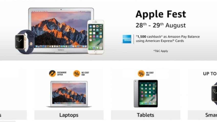 Amazon begins Apple Fest; offers Rs 1500 cashback but there's a catch Amazon begins Apple Fest; offers Rs 1500 cashback but there's a catch